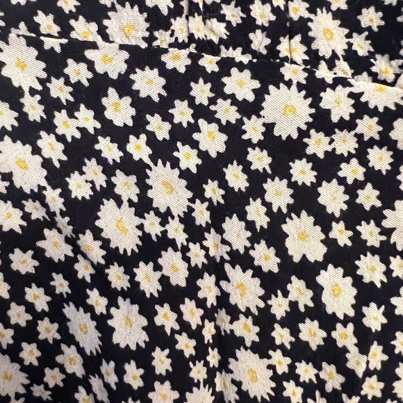 Sezane Sola dress, navy blue daisy print - Picture 4 of 7